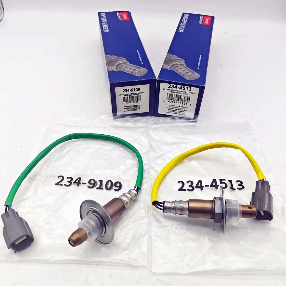 2x DENSO Up+Down Oxygen O2 Sensor For Subaru Forester Impreza 2.0L 2.5L H4 NEW Foto 2 de 4