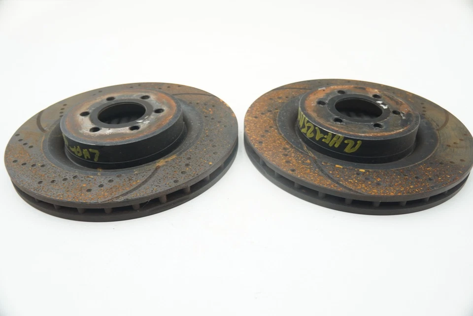 Juego 2 rotores de freno de disco delanteros izquierdo derecho 5290394AA OEM Dodge Viper 2003-17 Foto 2 de 4