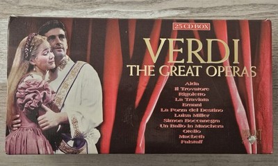 Verdi The Great Operas 25 CD Box Set Brilliant Classics Aida Rigoletto READ