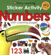 STICKER ACTIVITY NUMBERS STICKER ACTIVITY FUN By Roger Priddy  Excellent 