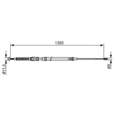 Handbremsseil hinten rechts für Audi TT 8J3 8J9 id62642