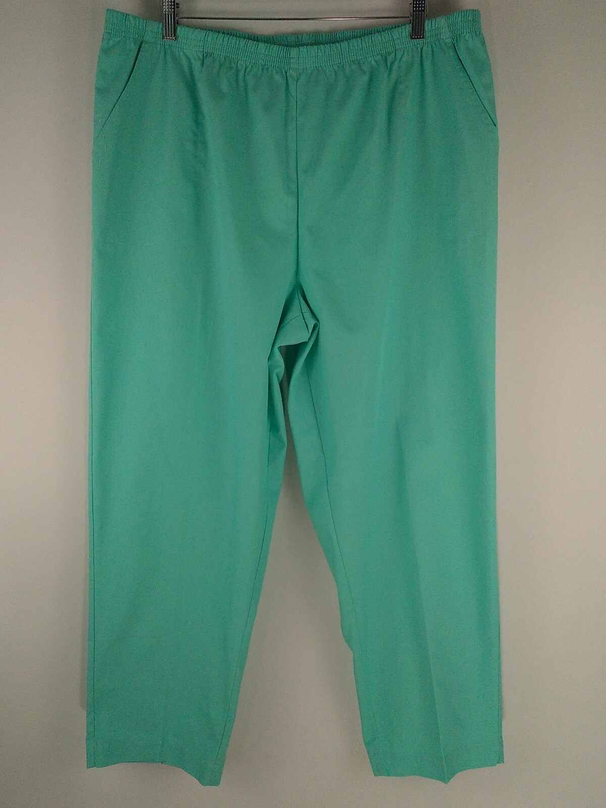 Pants Womens Elastic Waist Cotton Blend 