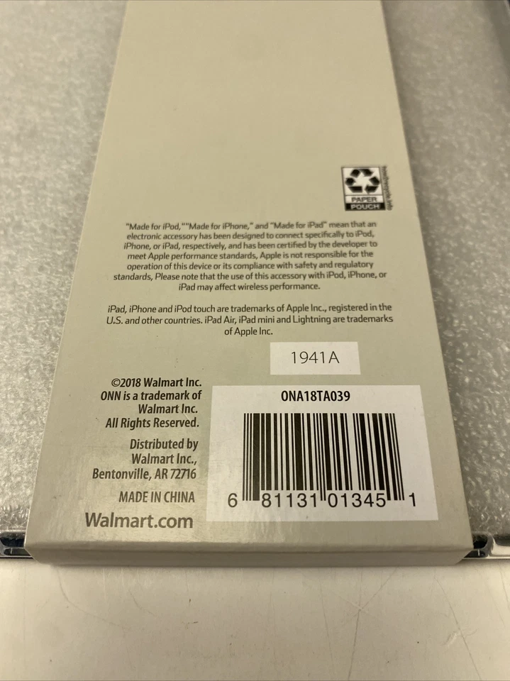 New ONN Folio Case for iPad Air 1, iPad Air 2 & iPad 9.7 - Teal Blue - Image 4 of 4