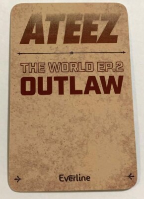 ATEEZ THE WORLD EP.2 : OUTLAW EVERLINE POP UP STAMP RALLY OFFICIAL