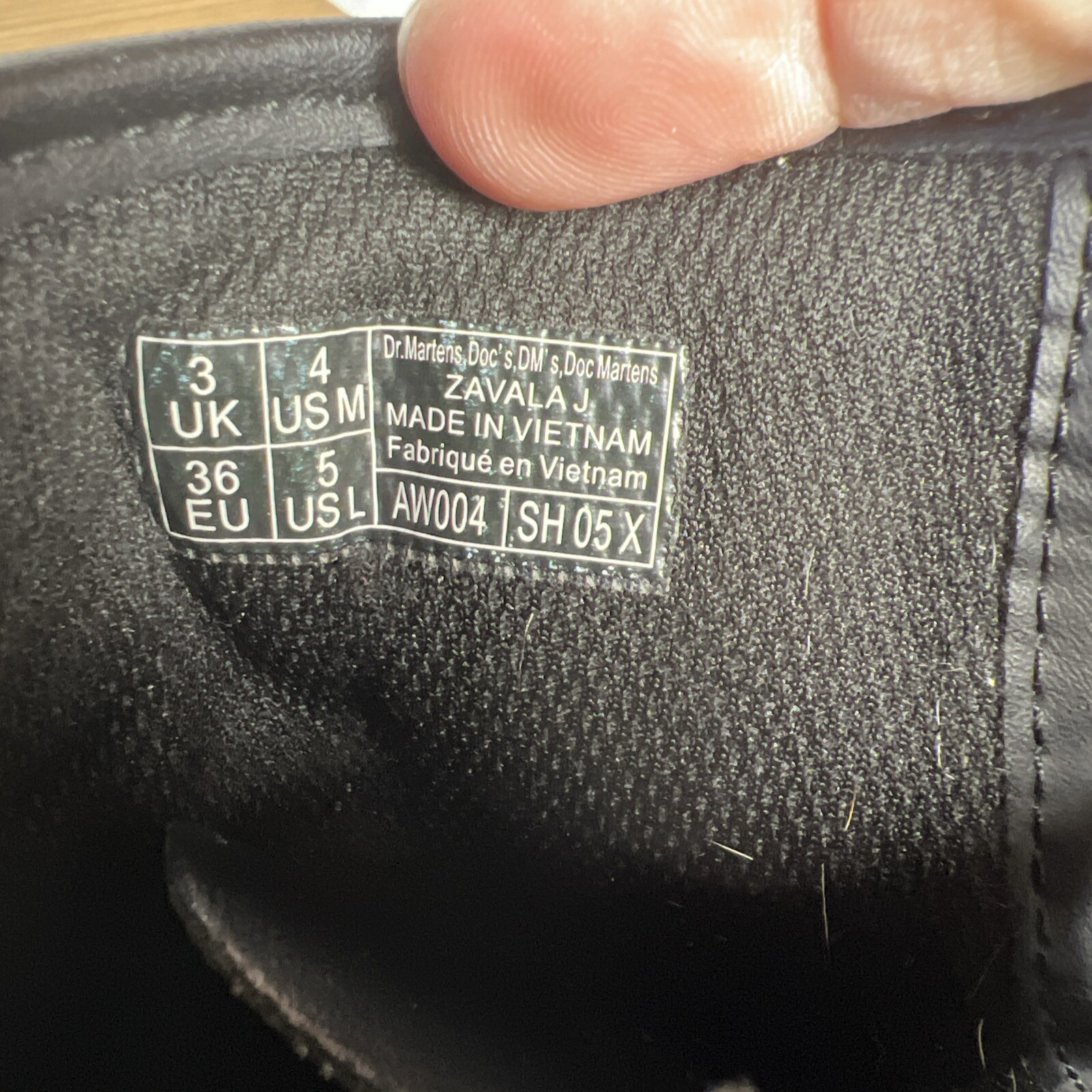 Doc Martens Zavala J Combat Boots Womens Size 5 Black Leather Zip UP Boots thumbnail 12