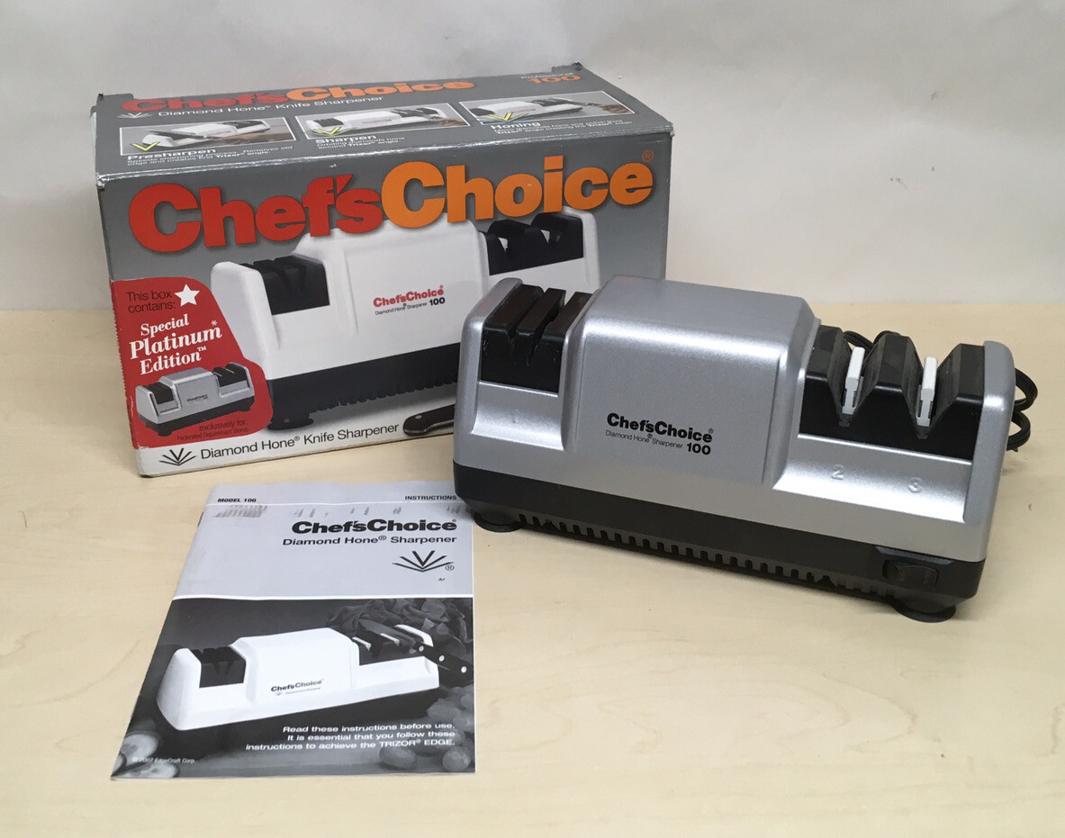 Chef's Choice Diamond Hone Sharpener 100 Platinum