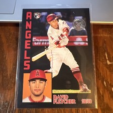 David Fletcher 2019 Topps 1984 Baseball Rookies Black Rookie RC #84R-DF /299