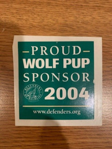 Defenders of Wildlife -2004 World Pup Sponsor