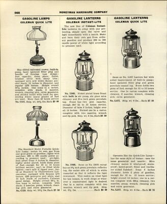 ライト・ランタン 1930's Coleman Safety Fuel Can Coleman Fuel Cans