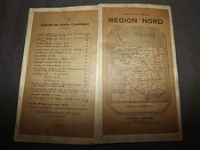 CARTE region nord france GIRARD BARRERE  annees  20 ?