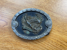 Harley Davidson Live to Ride Ride to Live Belt Buckle 1996 