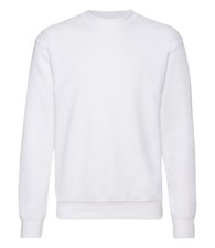 Image of Fruit of the Loom Mens Classic Set In Sweatshirt Drop Shoulder Pullover Jumper