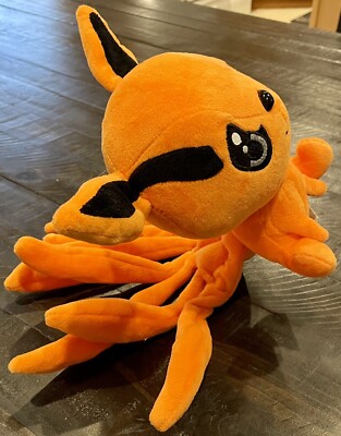 Naruto Kurama Kyuubi Nine Tails Fox Plush Orange Black Uzumaki 9