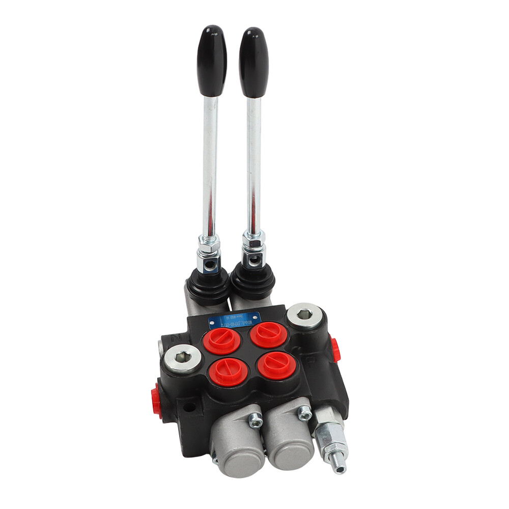 2 Spool Hydraulic Directional Control Valve Double Acting Cylinder Spool 11GPM