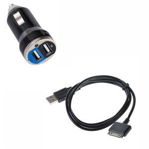 Generic 2a Car Charger Usb Cable For Barnes Noble Nook Hd 9