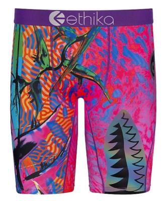 Ethika the Staple Colorful Bomber Paradise Leopard Print Boxer