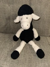 Manhattan Toy Company Plush Black And White Llama Goat Sheep 2000 13”