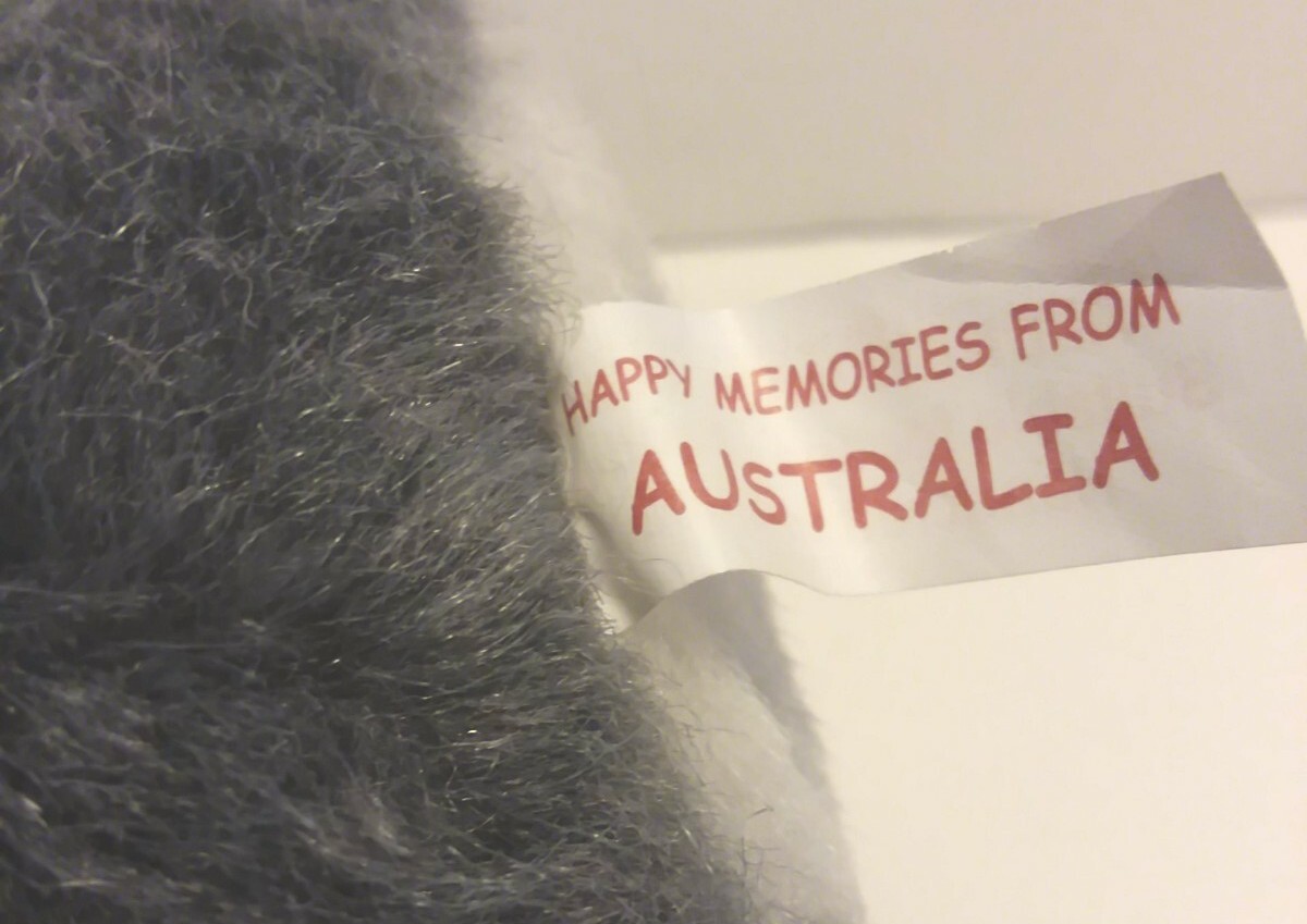 Koala Bear with Boomerang Plush Stuffed Animal 6” Happy Memories from Australia