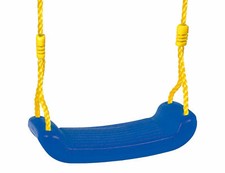 SEGGIOLINO SEDILE CON CORDA PER ALTALENA COLORE GIALLO O BLU