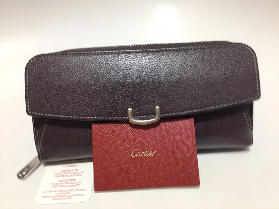 CARTERA CLUTCH LARGA CARTIER PARIS vintage para damas Foto 2 de 4