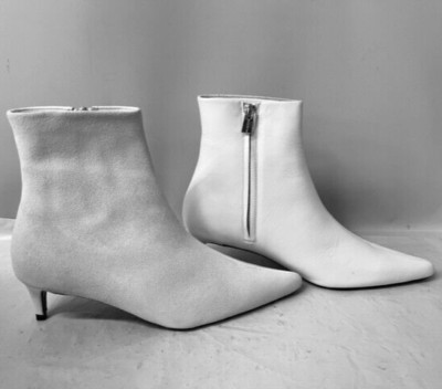 Anine Bing Loren Boots in White A-14-1086-100, Women's EU Size 38- NEW IN BOX