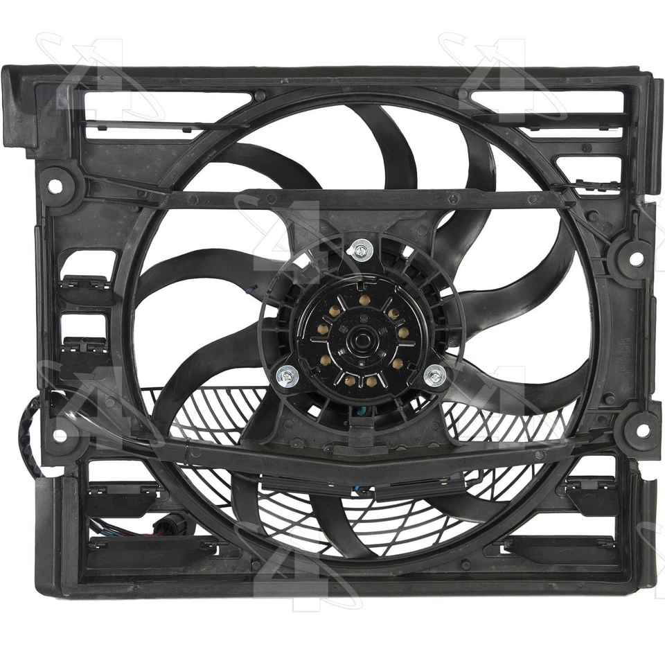A/C Condenser Fan Assembly 4 Seasons For 1996-1998 BMW 750iL - Изображение 3 из 3