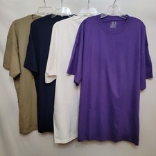 4 Pack Fruit of the Loom Men's Crew T-Shirt Cotton Size 2XL New Super Value