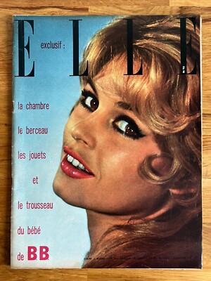 ELLE French #733 Januar 1960 - Brigitte BARDOT - Mode Vintage Pub