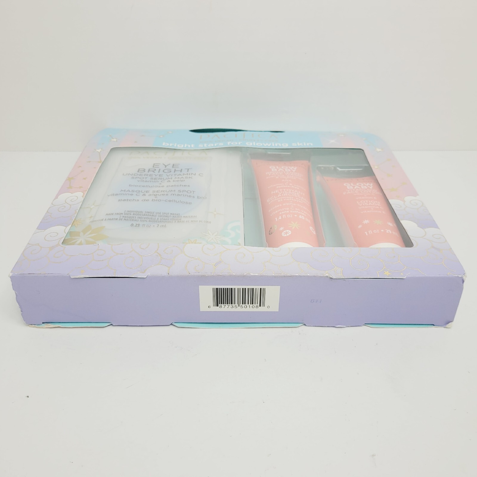 Pacifica Glow Baby Beauty Bright Stars for Glowing Skin Travel Set New In Box