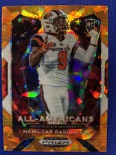 2021 #189 Hamilcar Rashed Jr Panini Prizm Draft Picks RC All American Orange Ice