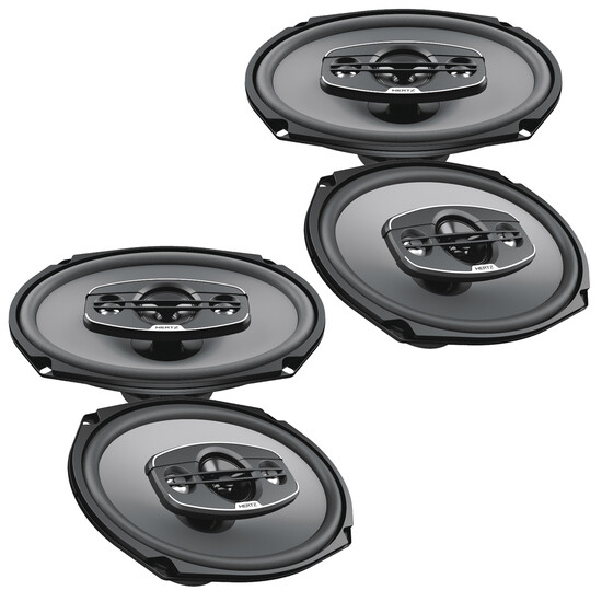 2 пары Двухполосные коаксиальные динамики Hertz X 690 мощностью 340 Вт RMS 6x9 31290₽