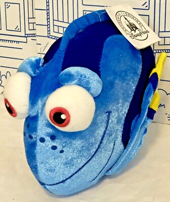 New Disney Parks Dory The Blue Tang Fish Plush Finding Nemo Beanbag Doll Toy 9 