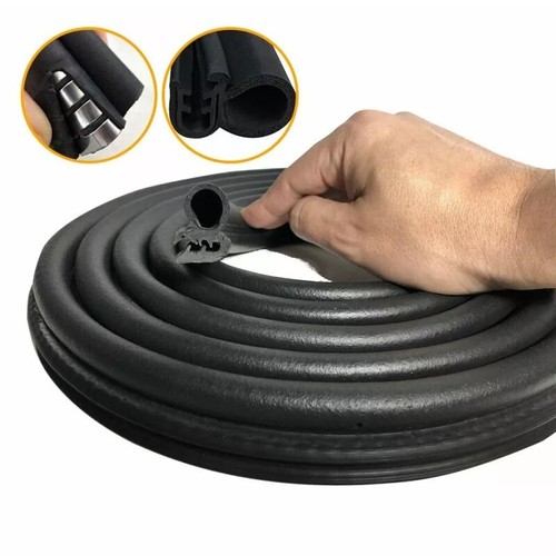 16.4ft Automotive Door Weather Stripping Car Door Rubber Edge Trim Seal Strip - Picture 5 of 15