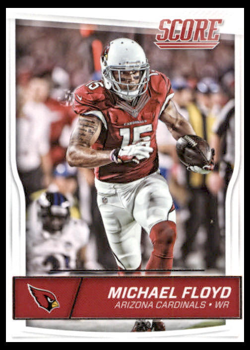 2016 Score #7 Michael Floyd Arizona Cardinals Football Card