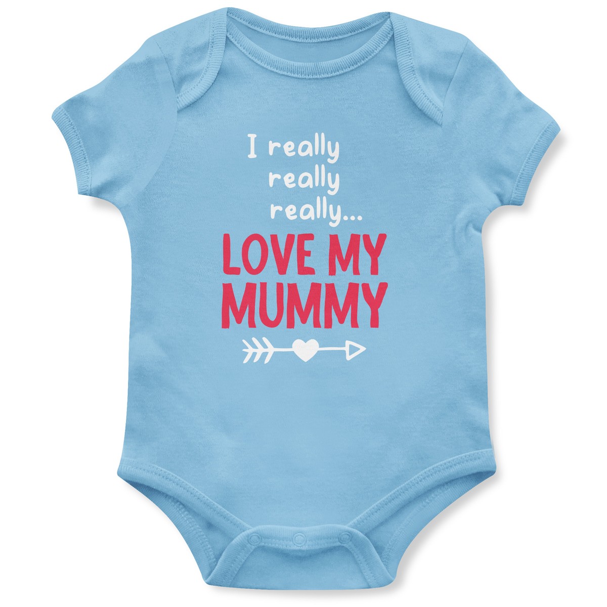I Really Love My Mummy Babygrow Baby Gift Mothers Day 1st First
