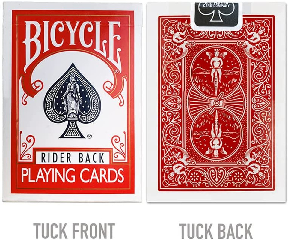 Rider Back Poker Playing Cards – Standard Index, Red & Blue, 2 Deck Pack Premium