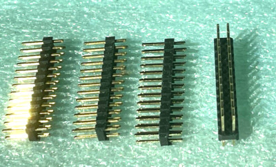 4X NEW GOLD 2.54mm 2x13 Pin (26 PIN) Double Row Male Pin Header Strip ...