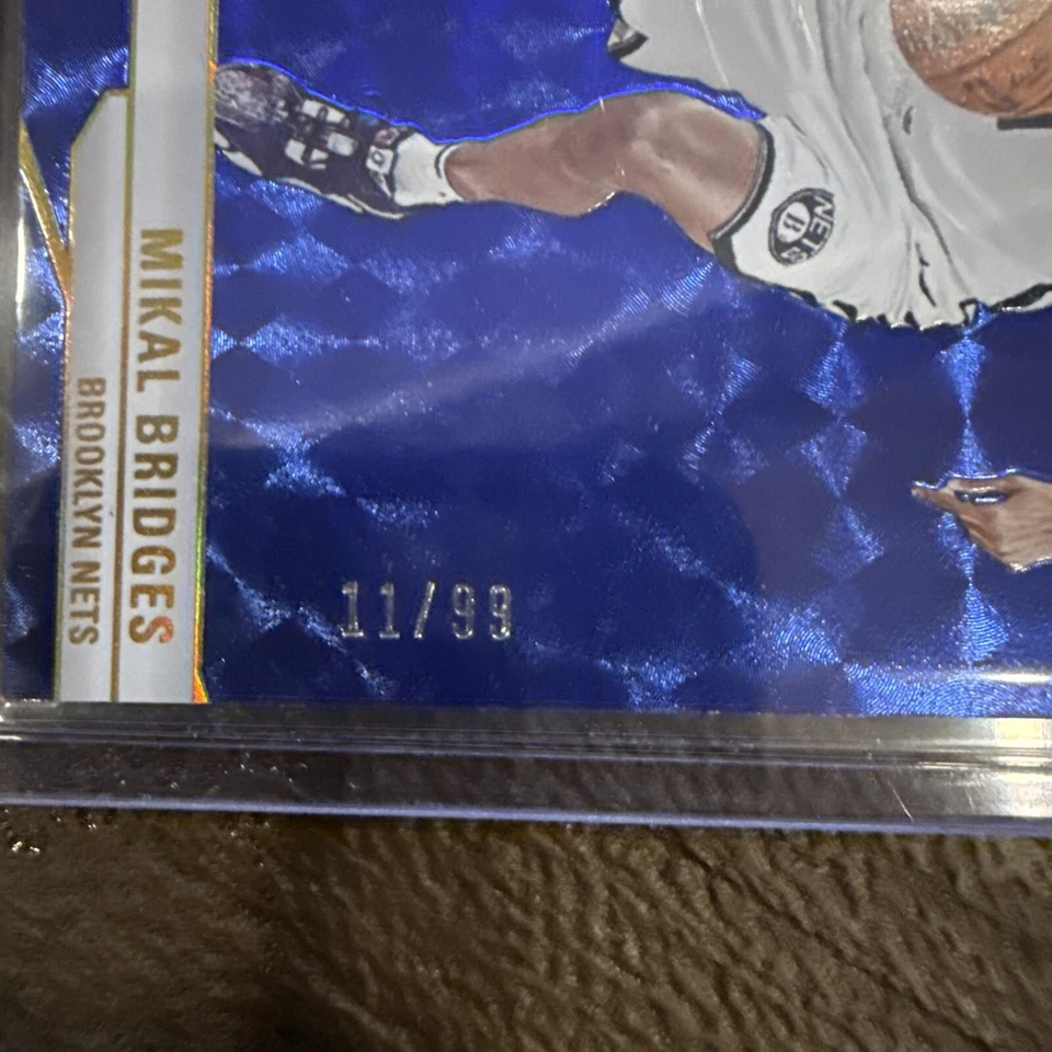 2023-24 Panini Donruss Elite Blue #200 Mikal Bridges /99 - Image 3 of 3