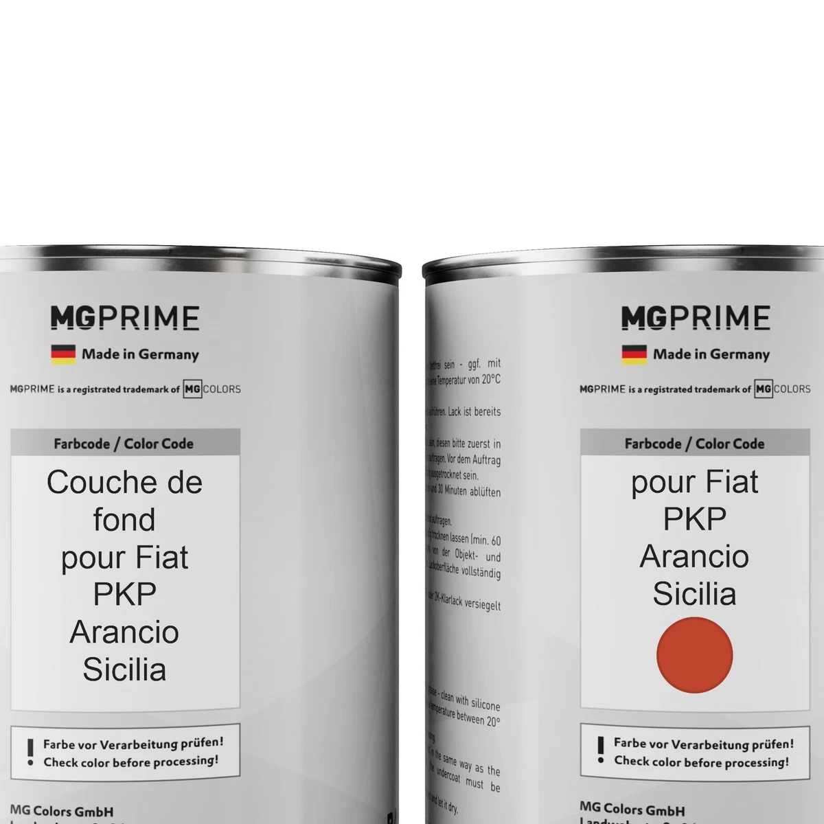 Peinture Voiture kit de pot pour Fiat PKP Arancio Sicilia 3 5L eBay