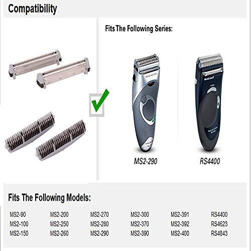 SP-67 SP-69 Foil & Cutter For Remington Shaver MS2-100 MS2 Series Razor Blades
