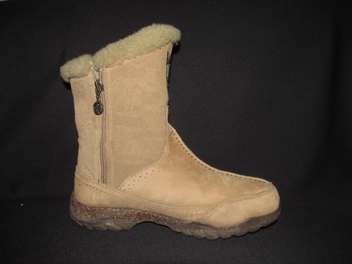 The North Face Never Stop Exploration Waterproof Tan Suede Zip Boot Wo's 9.5M - Picture 7 of 9