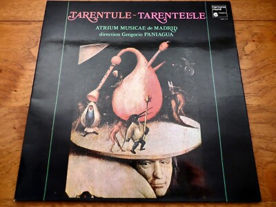 Atrium Musicae Gregorio Paniagua   Tarentule-Tarentelle   1976 French Vinyl LP