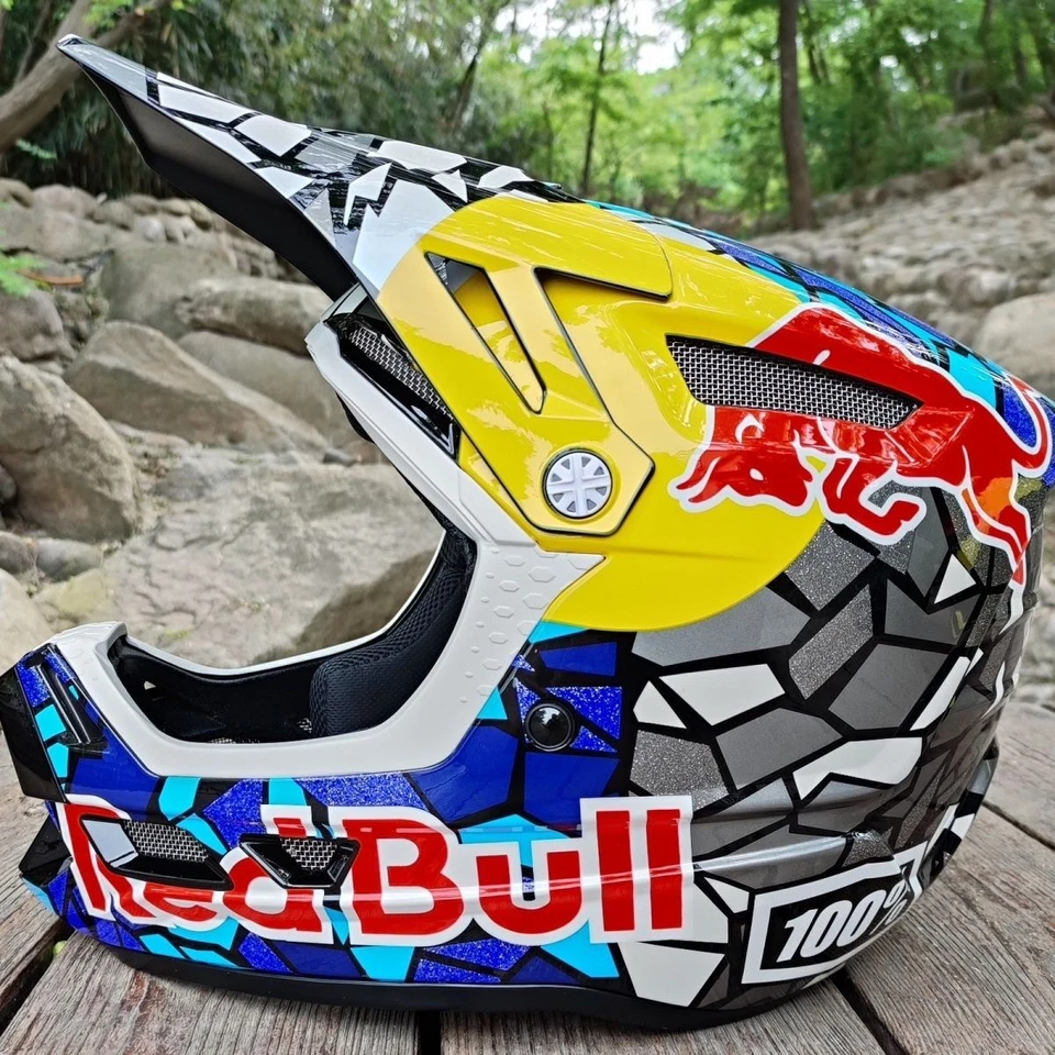 MTB RED BULL HELMET 2024 MOTOCROSS OFFROAD ENDURO ATV BIKING RACING HELMETS - Image 2 of 4