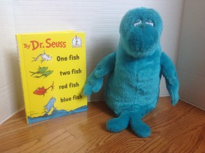 blue fish stuffed animal