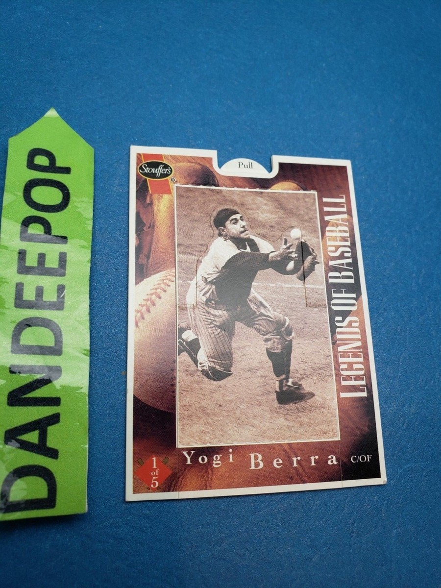 Stouffers Pop Ups Yogi Berra Legends Of Baseball Card | eBay