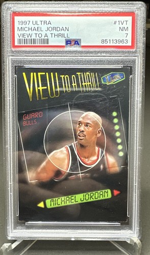 Michael Jordan #1 1997 Ultra View To A Thrill card