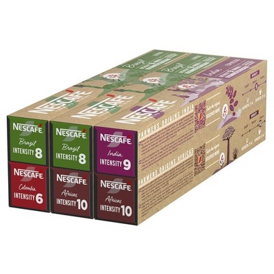 NESCAFÉ Farmers Origins Kaffeekapseln Probierset (4 Varianten), 6x10, 60 Kapseln