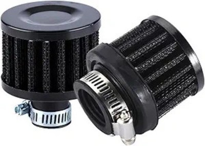 2Pcs Air Filter Valve Cover Breather, 12mm Air Filter Cold Air Intake Filter Bre