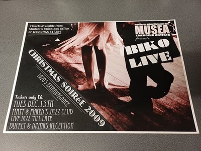 BIKO  Original concert poster ( F11 )