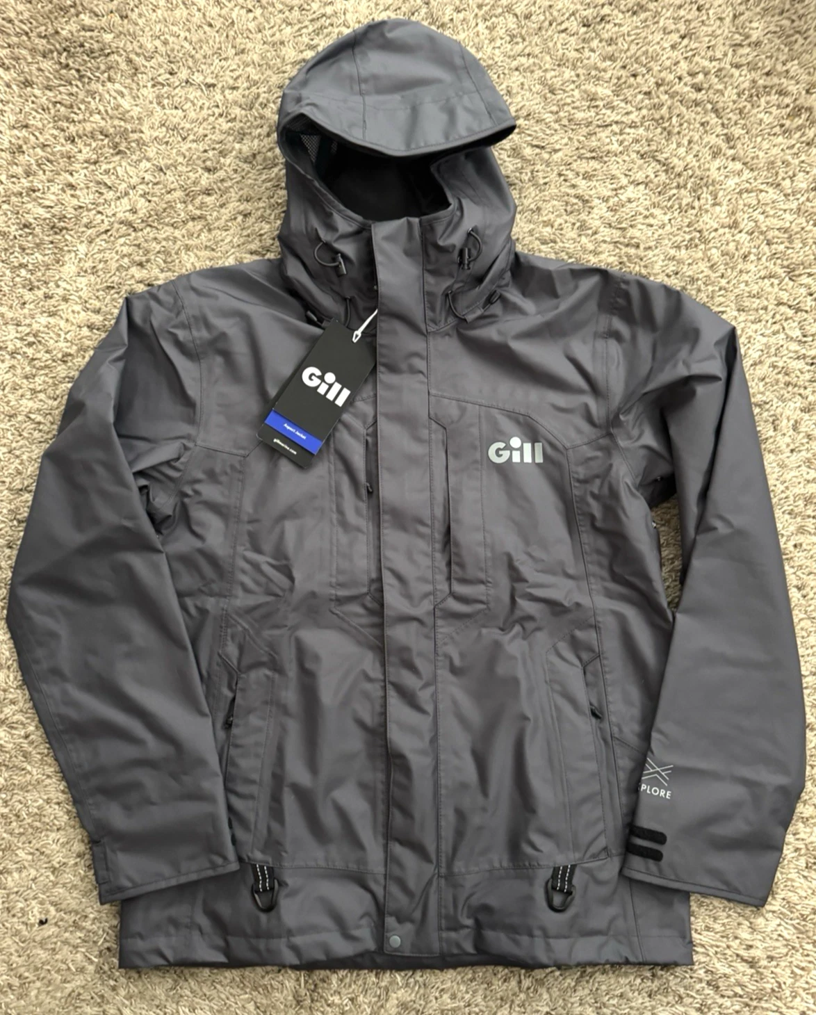 Gill Marine Fishing Aspect Jacket NWT Men's S Small Shadow Gray FG301J Full-Zip
Opens in a new windo